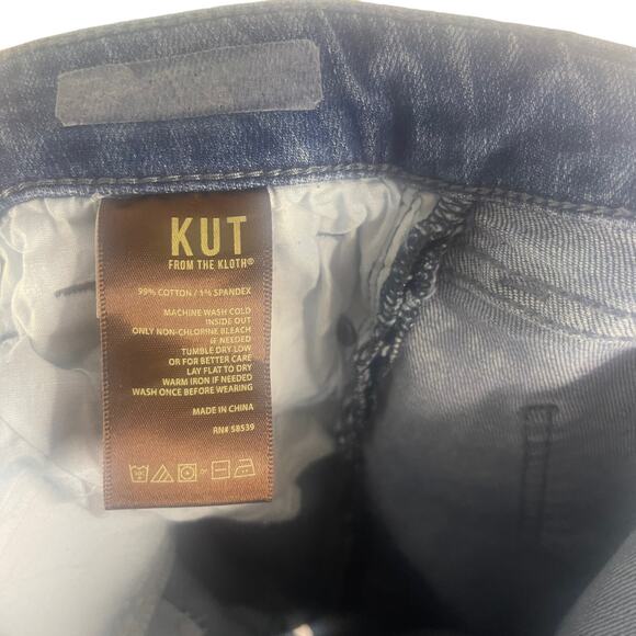 Kut From Kloth Women's Size 4p Medium Wash Mid Rise Capri Jeans - Picture 7 of 10